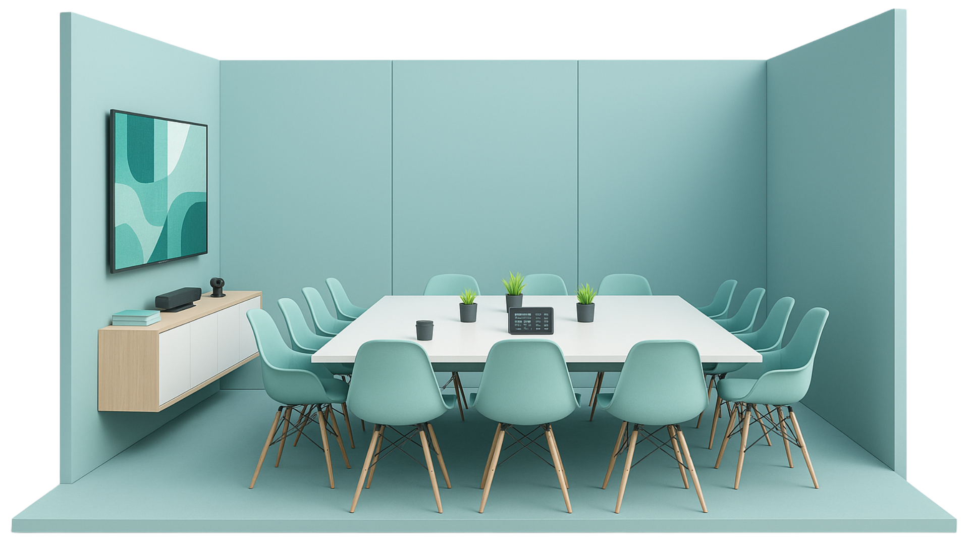 Presentation People – modern AV-enabled conference room