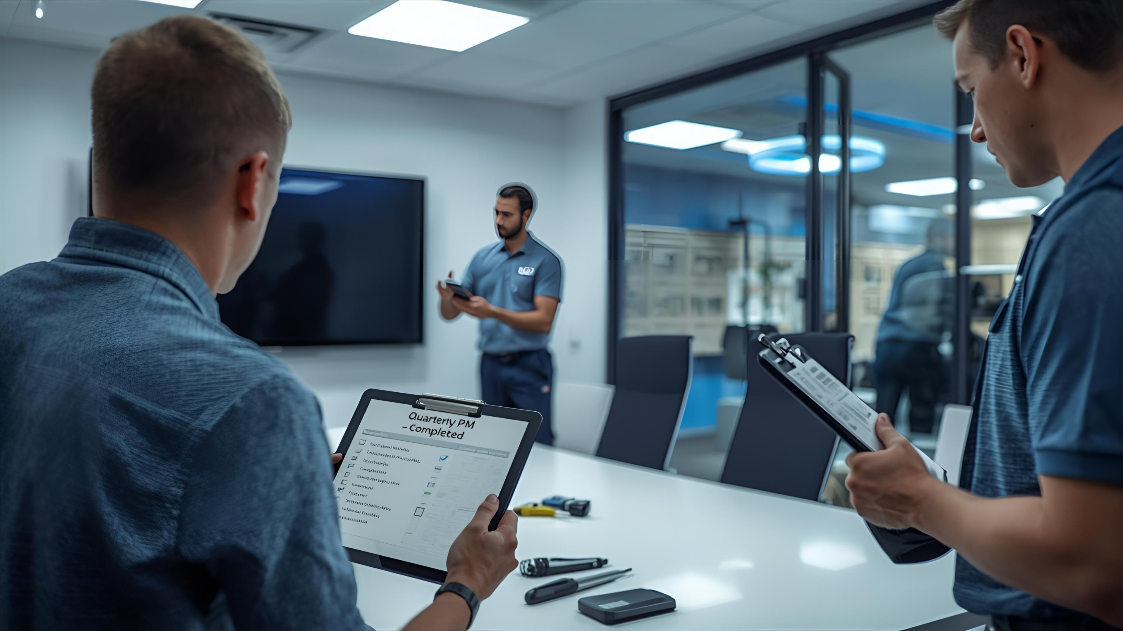 Corporate portfolio under annual maintenance with scheduled preventive checks