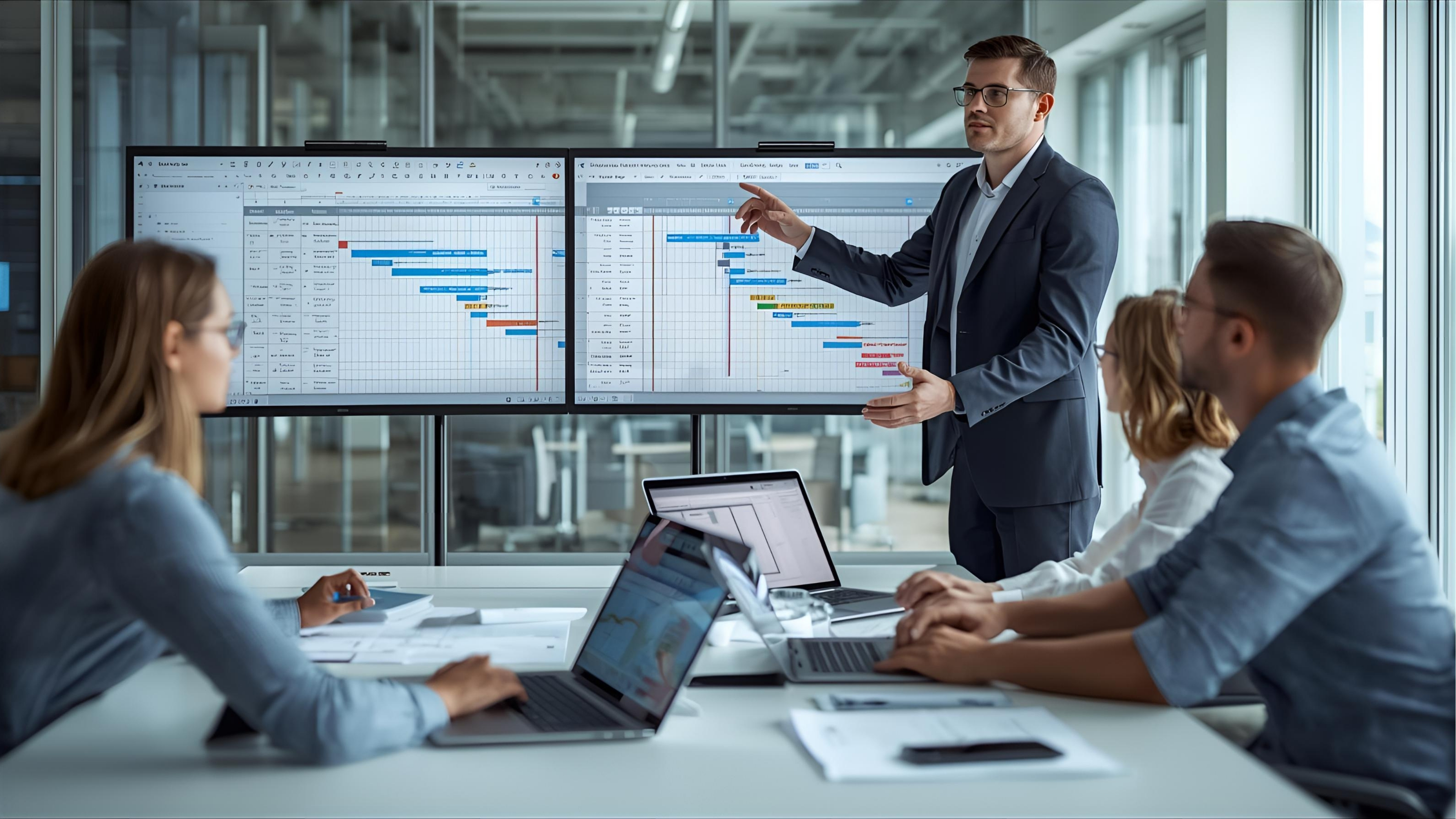 AV project planning, phasing and resource scheduling