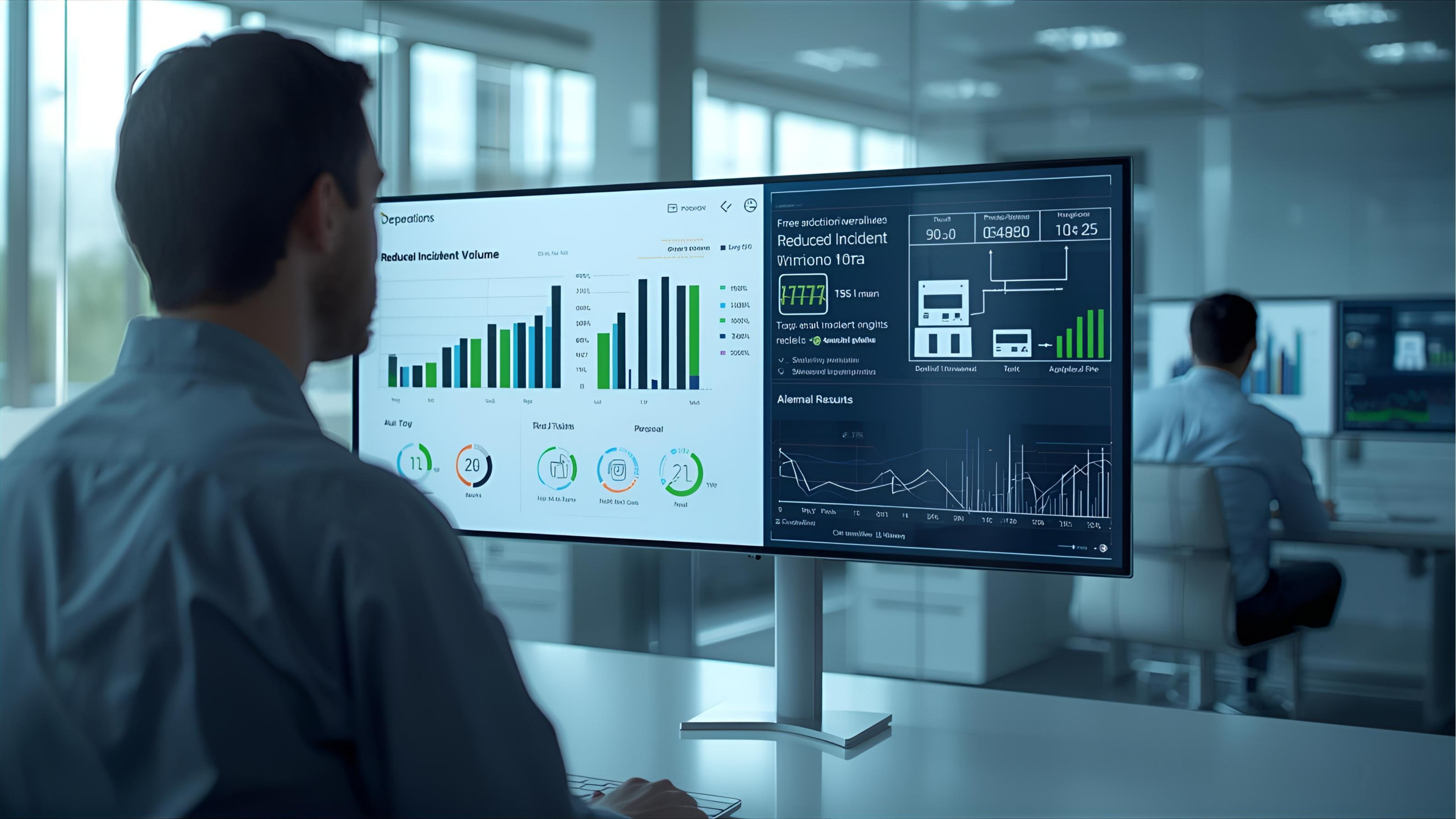 Alert dashboard highlighting reduced incident volume