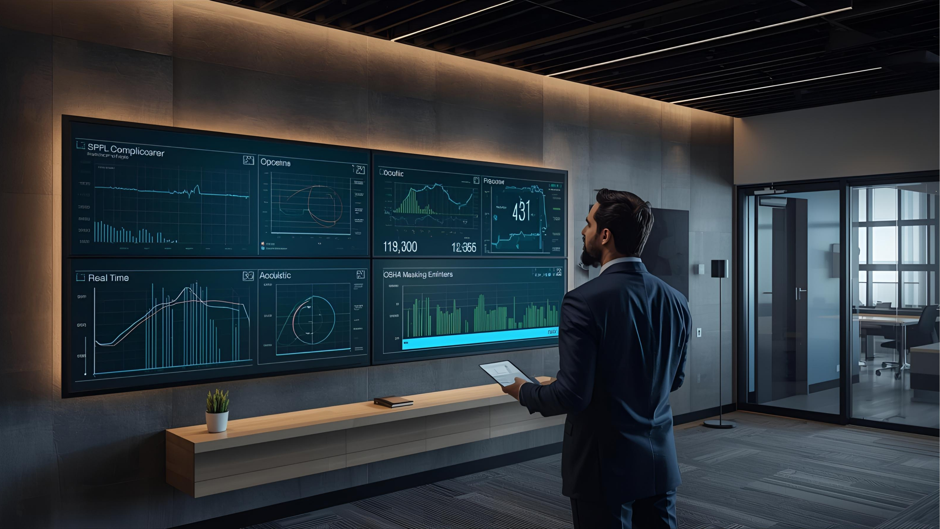 Noise control and compliance with measurement and reporting dashboards
