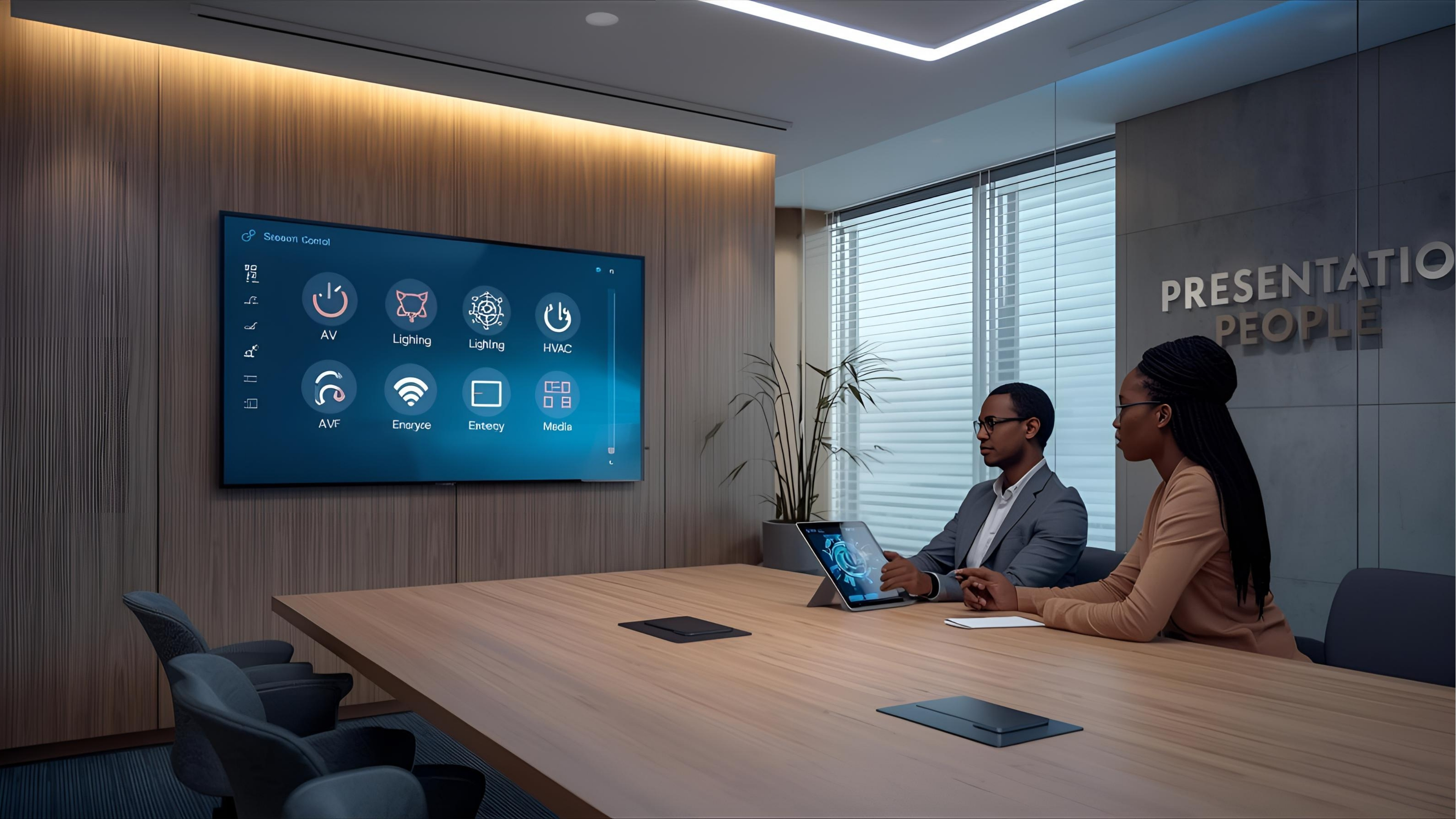 Presentation People — Smart Automation for AV, lighting, HVAC, shades, and access control in modern workplaces